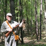 Hovey Smith with a black powder squirrel (Traditions .32 cal)